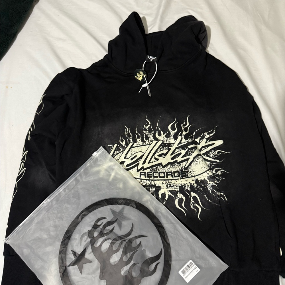 Black hellstar records hoodie